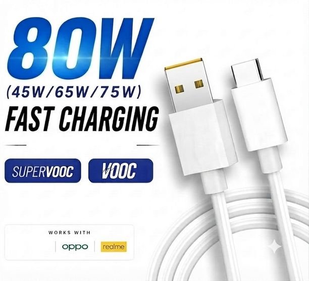 ULTRARAPID USB Type C Cable 6.5 A 1 m data cable type c, supervooc cable, superdart cable, c type cable 65W/10V-6.5A DART/VOOC/SUPERVOOC SUPER FAST CHARGING CABLE